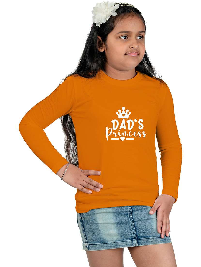 mustard cotton blend tee