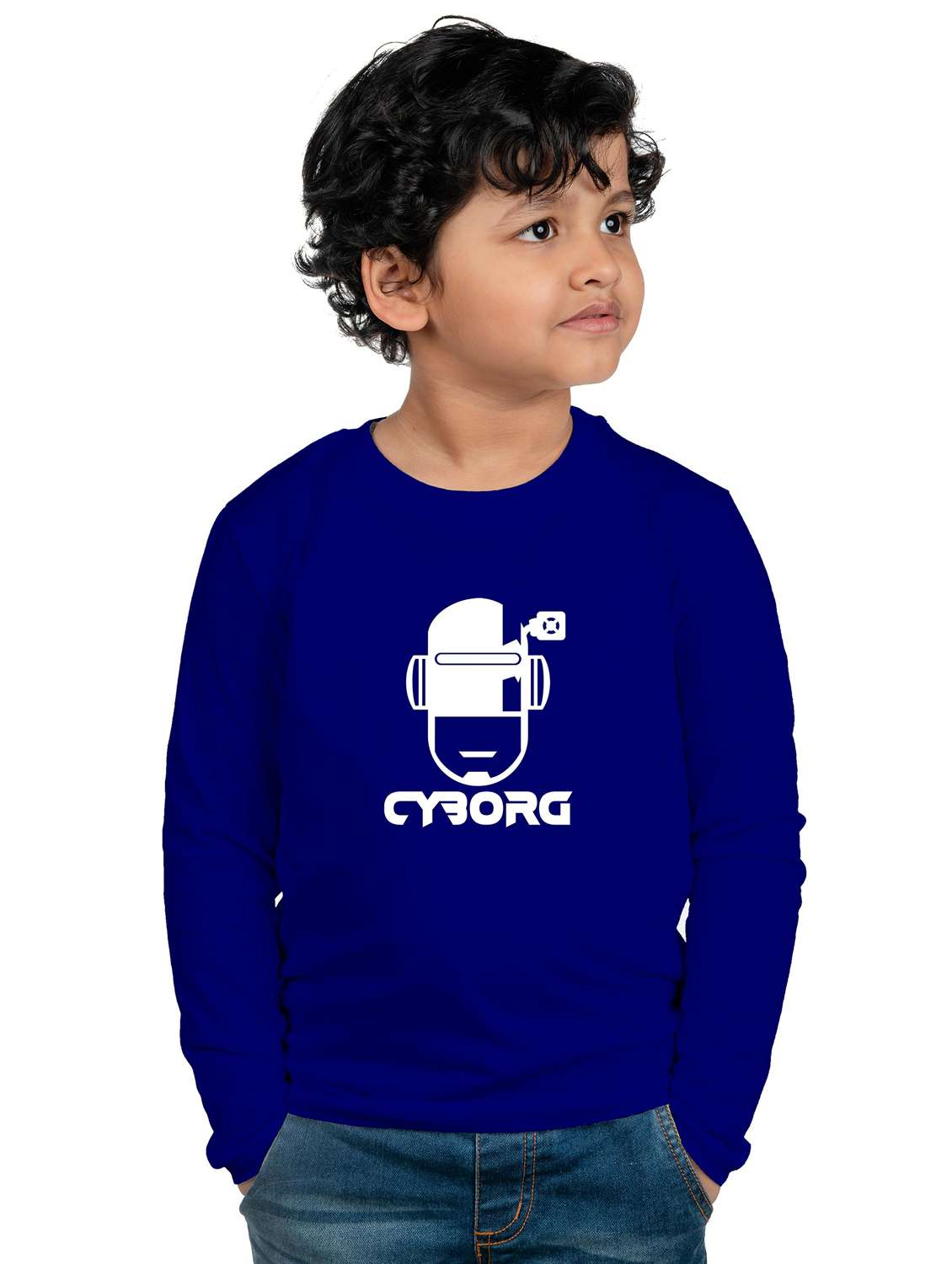 boys round neck front printed t-shirt - 20535941 - Zoom Image - 0