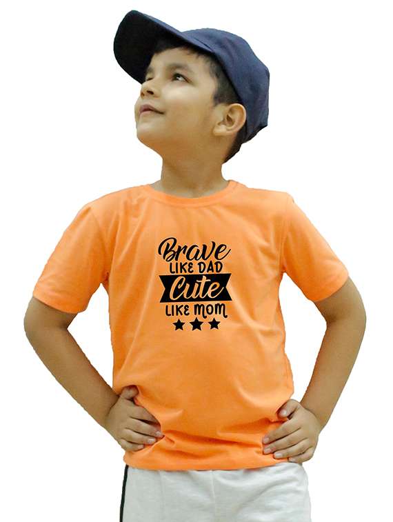 boys round neck short sleeves t-shirts