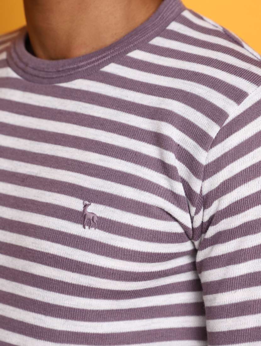 men striped long sleeve regular fit pullover  - 20536523 -  Standard Image - 5