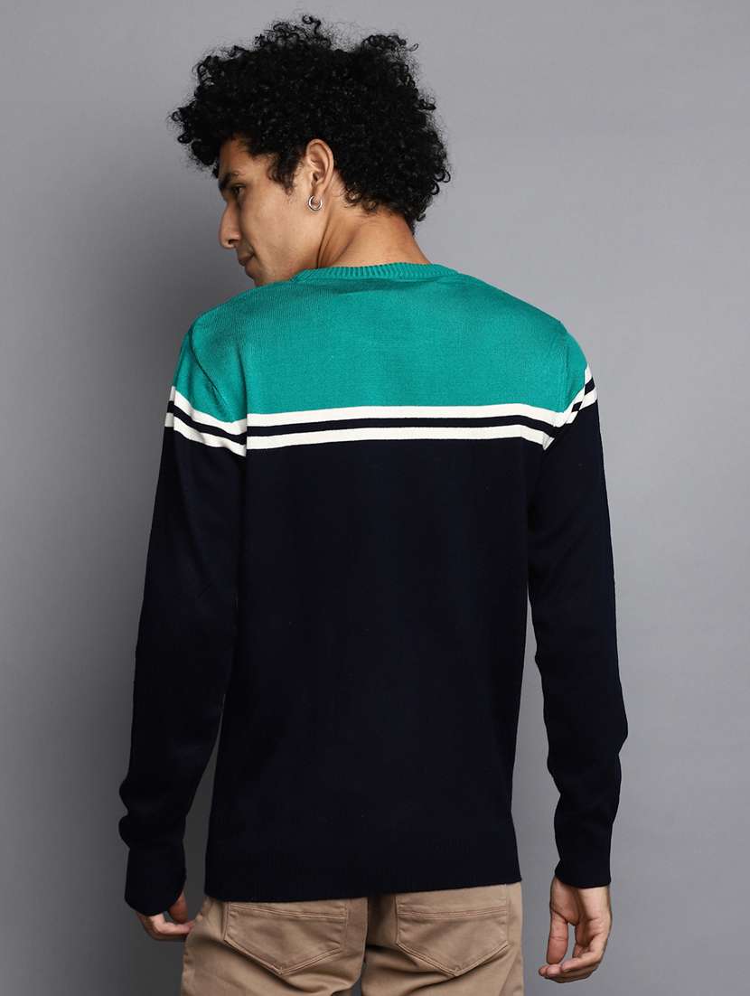 men color blocked pullover - 20536536 -  Standard Image - 3