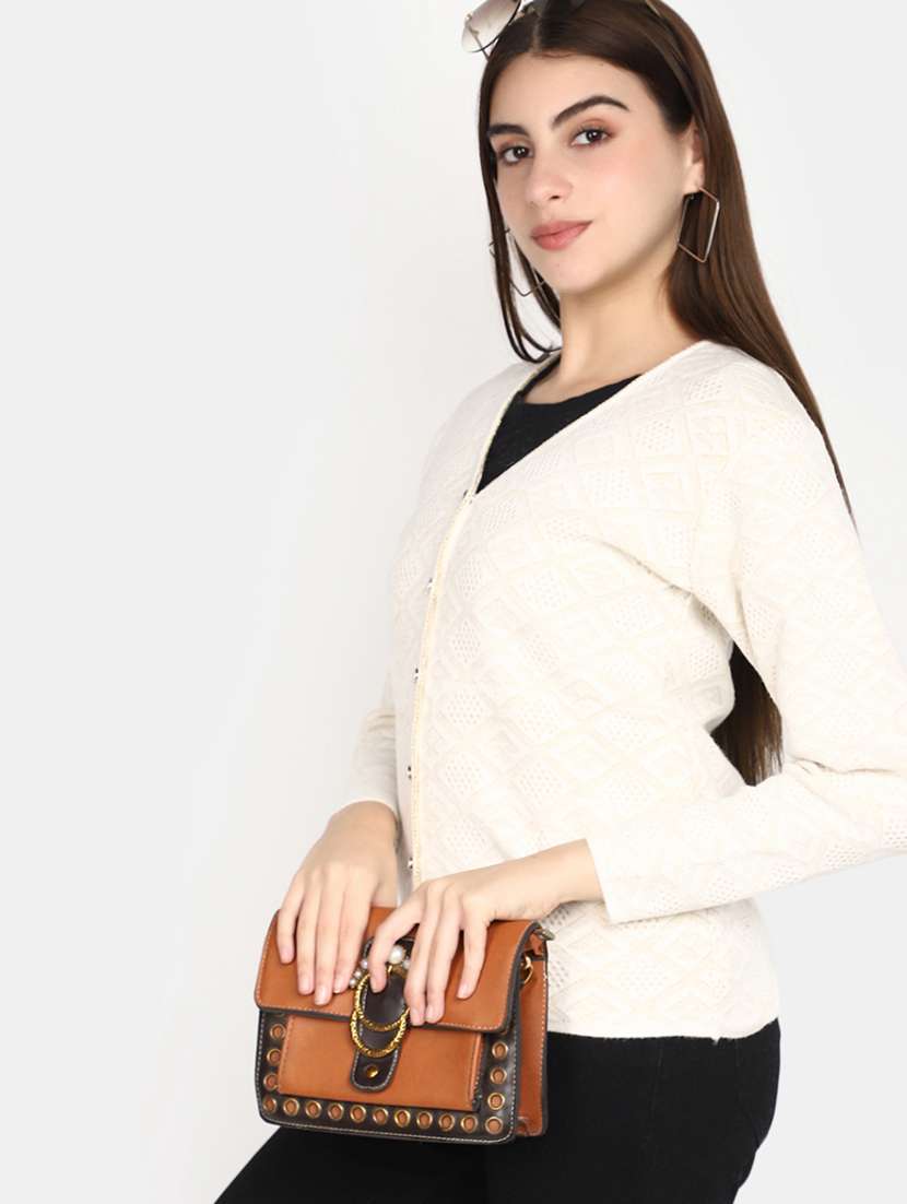 Women Long Sleeved Solid Cardigan - 20536649 -  Standard Image - 3
