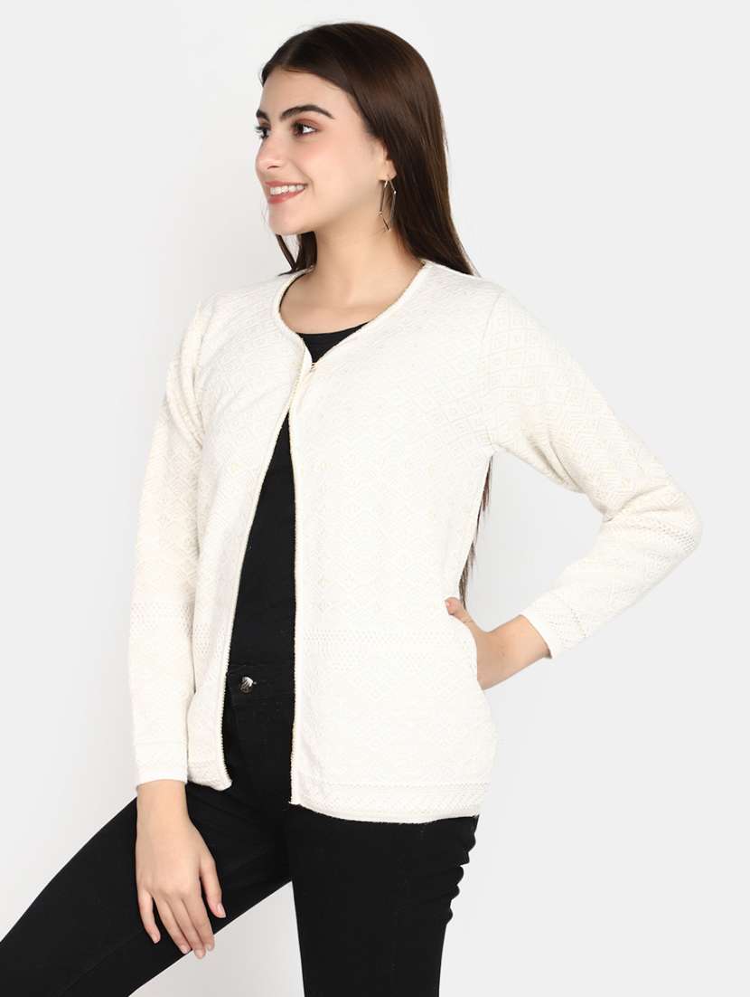 women long sleeved solid cardigan - 20536650 -  Standard Image - 3