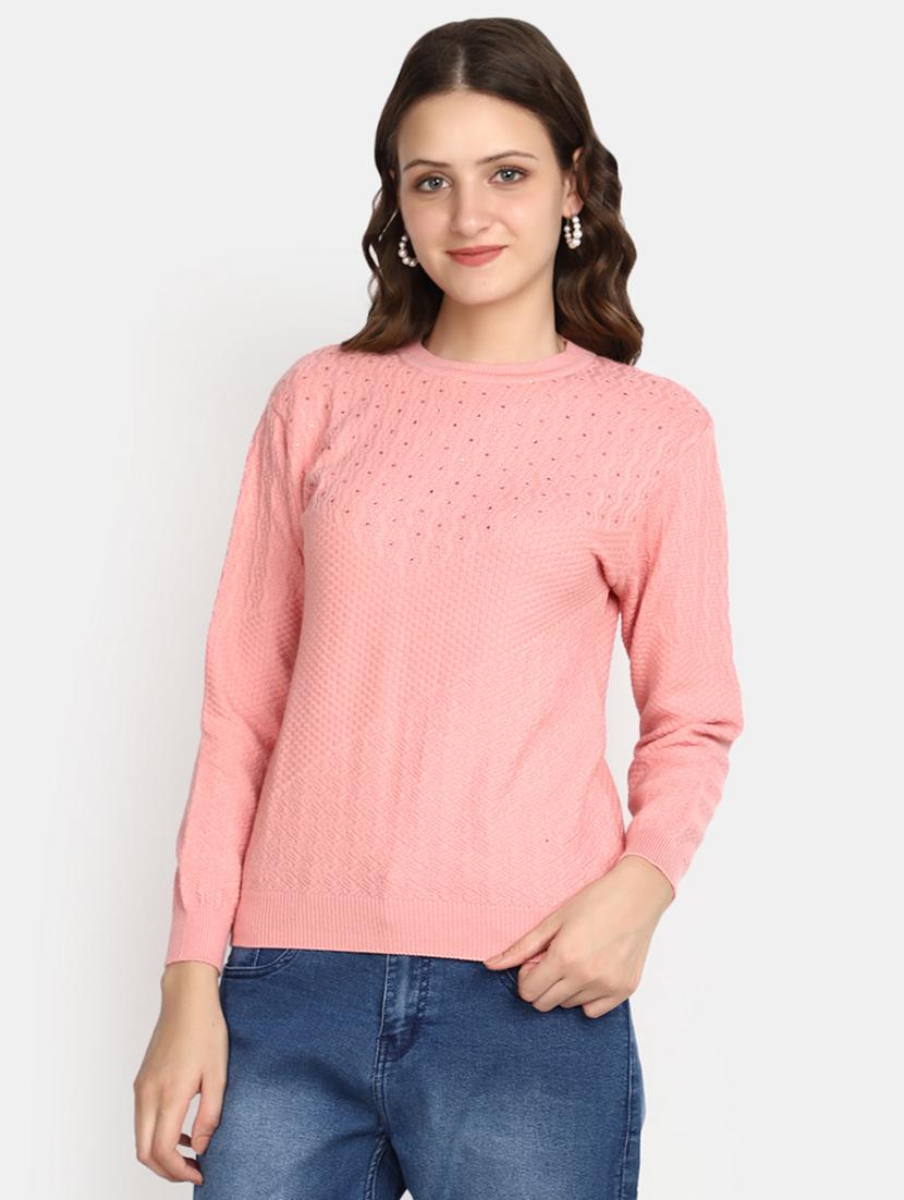pink acrylic cardigan - 20536704 - Zoom Image - 0