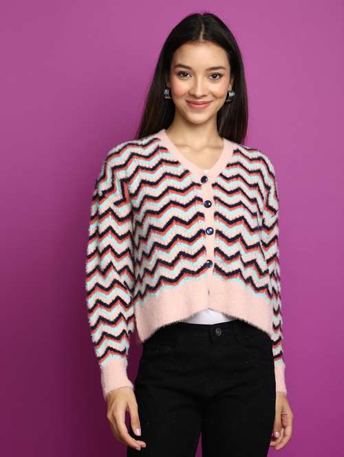 pink cotton cardigan - 20536718 -  Standard Image - 0