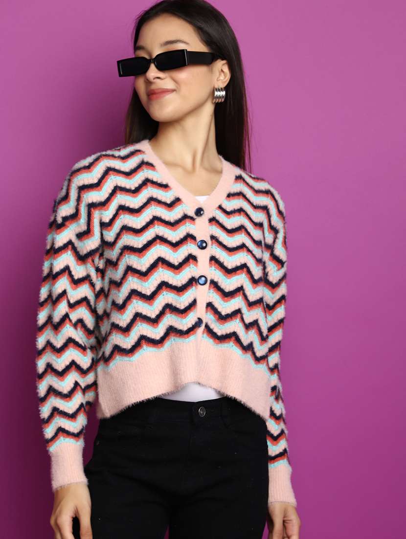 pink cotton cardigan - 20536718 -  Standard Image - 3