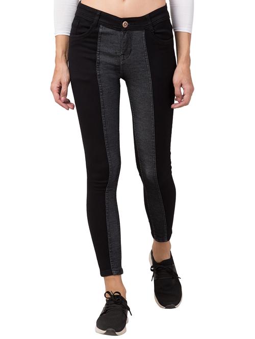women's color block slim fit jeans - 20537529 - Standard Image - 0