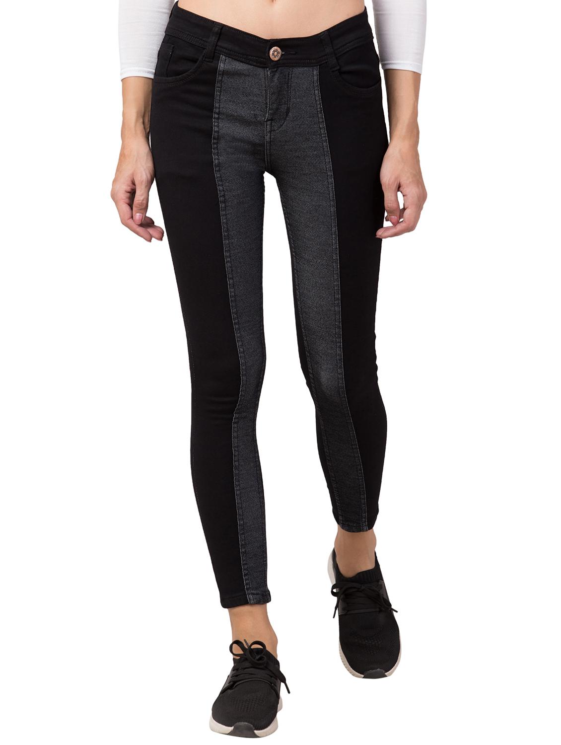 women's color block slim fit jeans - 20537529 - Zoom Image - 0