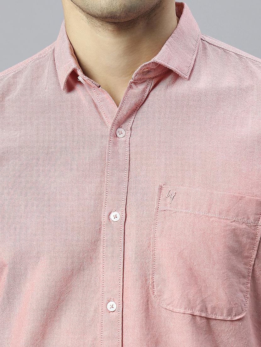 men solid collared casual shirt - 20537541 - Standard Image - 5