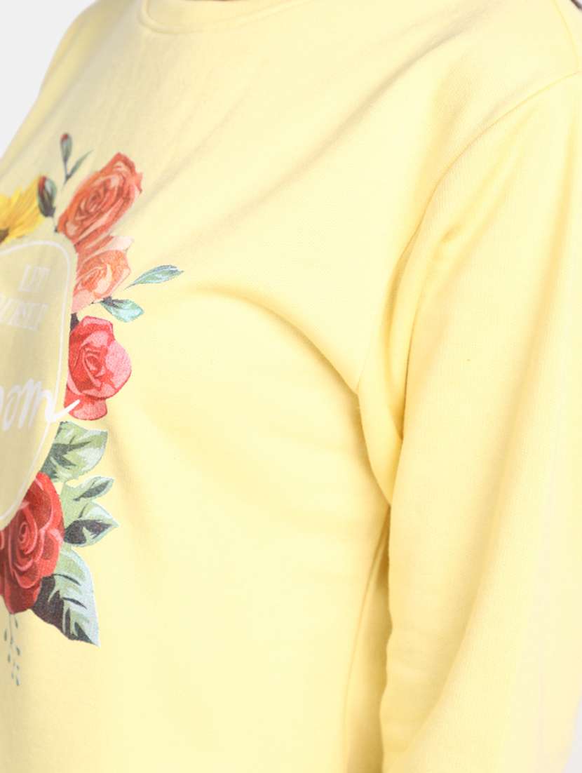 women long sleeved front printed sweatshirt - 20537556 -  Standard Image - 5