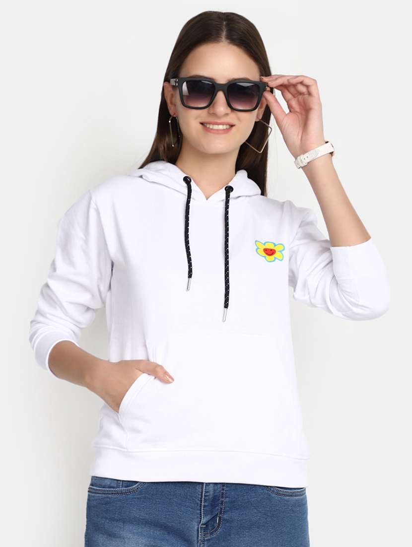 women front & back print long sleeve sweatshirt - 20537567 -  Standard Image - 3