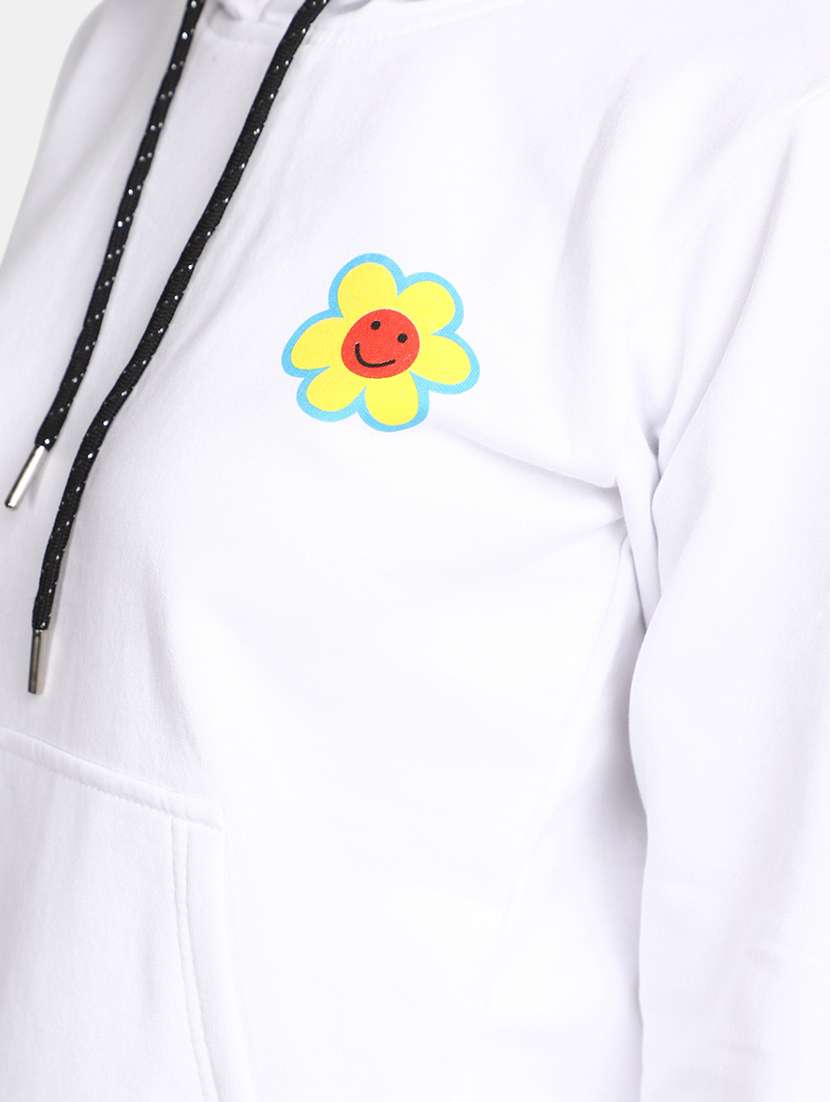 women front & back print long sleeve sweatshirt - 20537567 -  Standard Image - 5