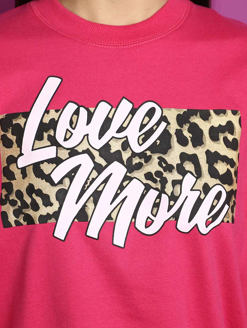 women long sleeved chest printed sweatshirt - 20537587 - Standard Image - 5