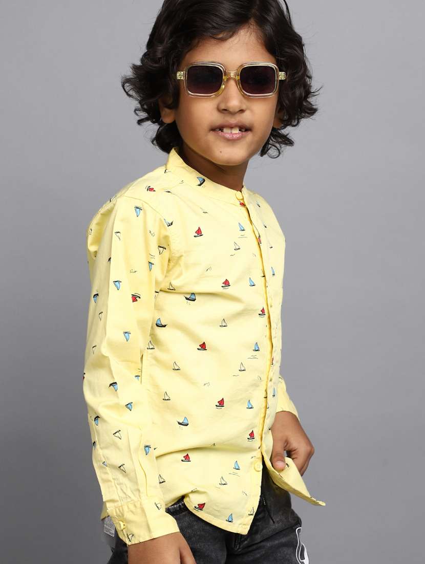 boys cotton long sleeve shirt - 20537604 -  Standard Image - 3