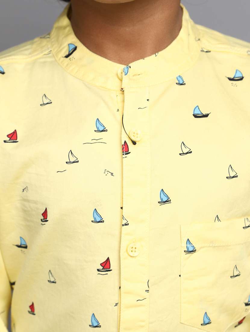 boys cotton long sleeve shirt - 20537604 -  Standard Image - 5