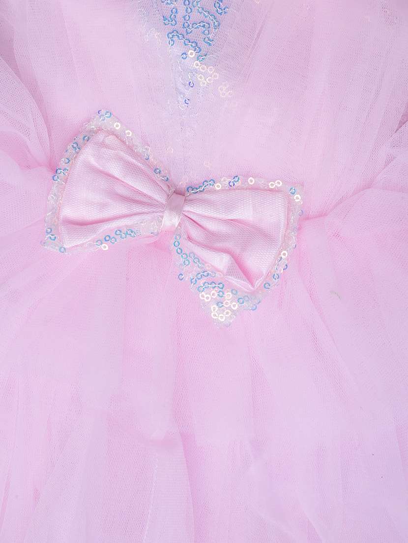 girls round neck sleeveless frock - 20537608 -  Standard Image - 3