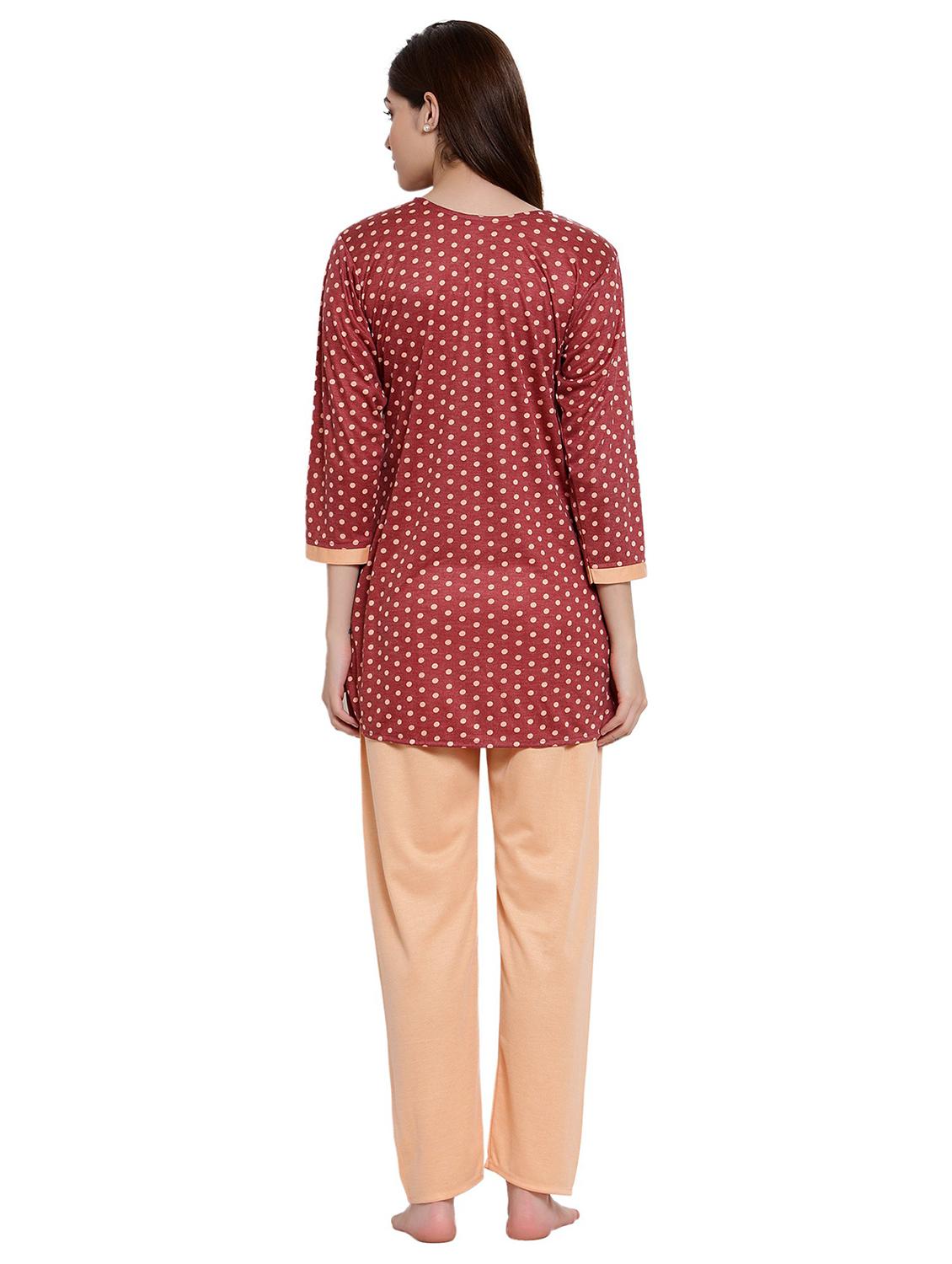 red hosiery nightwear set - 20538032 - Standard Image - 3