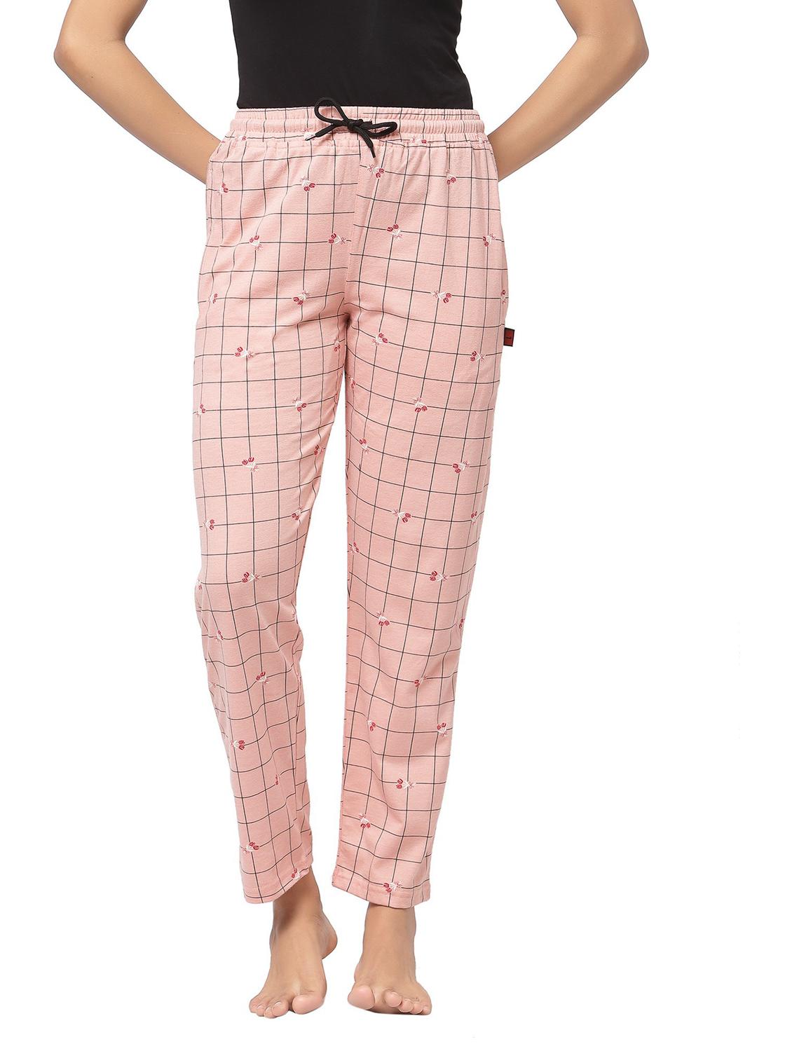 women mid rise checkered pajama - 20538077 - Zoom Image - 0