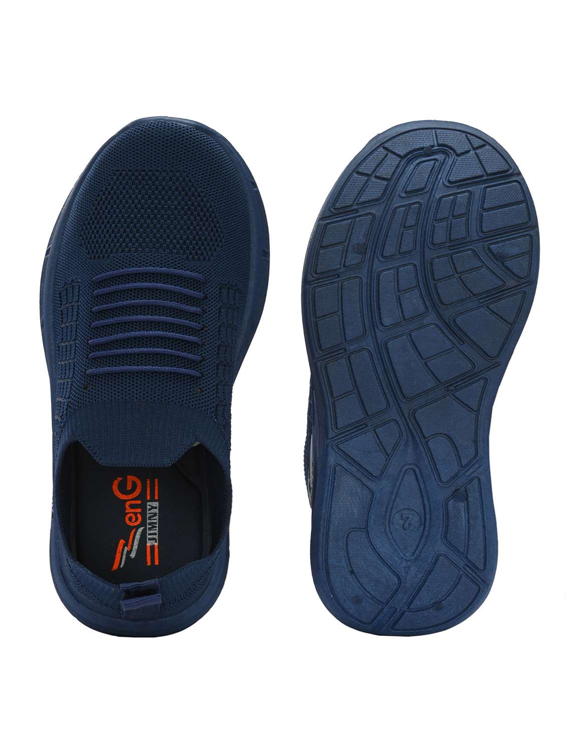 boys navy blue lace up sports shoe - 20538605 -  Standard Image - 3