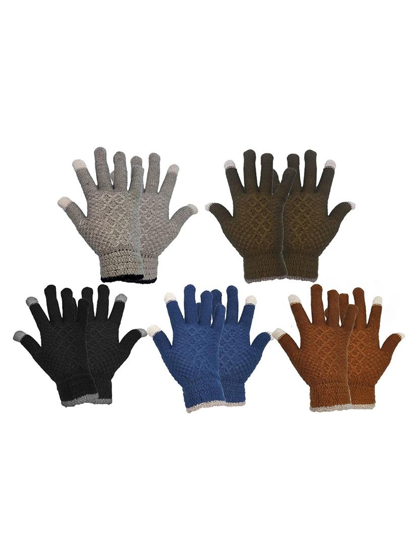 set of 5 winter hand gloves