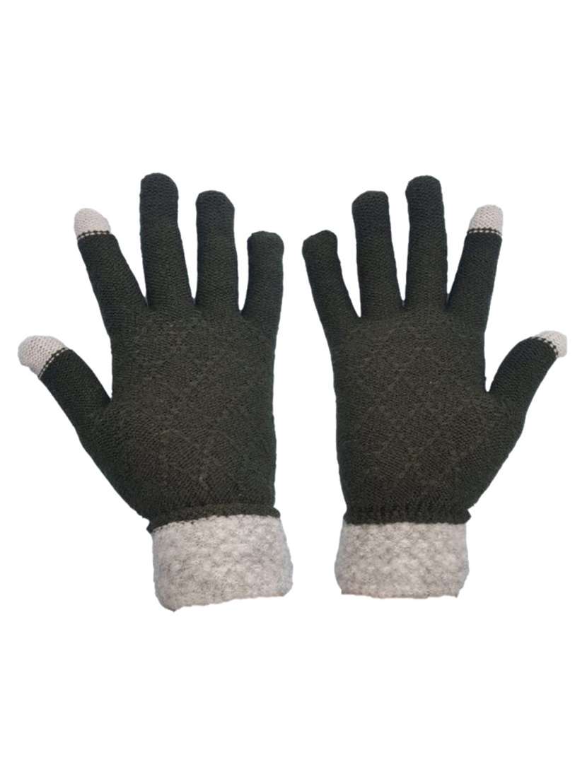 men winter hand gloves