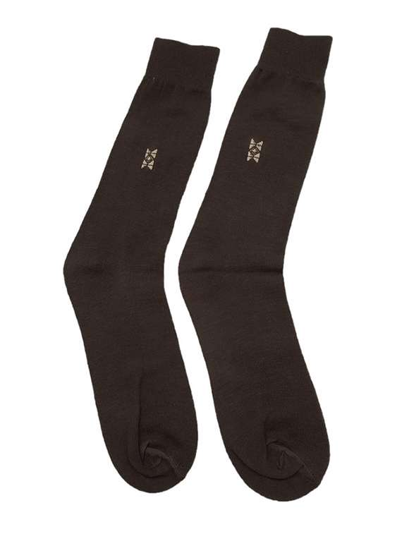 grey cotton above ankle length socks