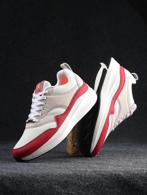 men color block multi colored lace up sport shoe - 20538681 - Standard Image - 0