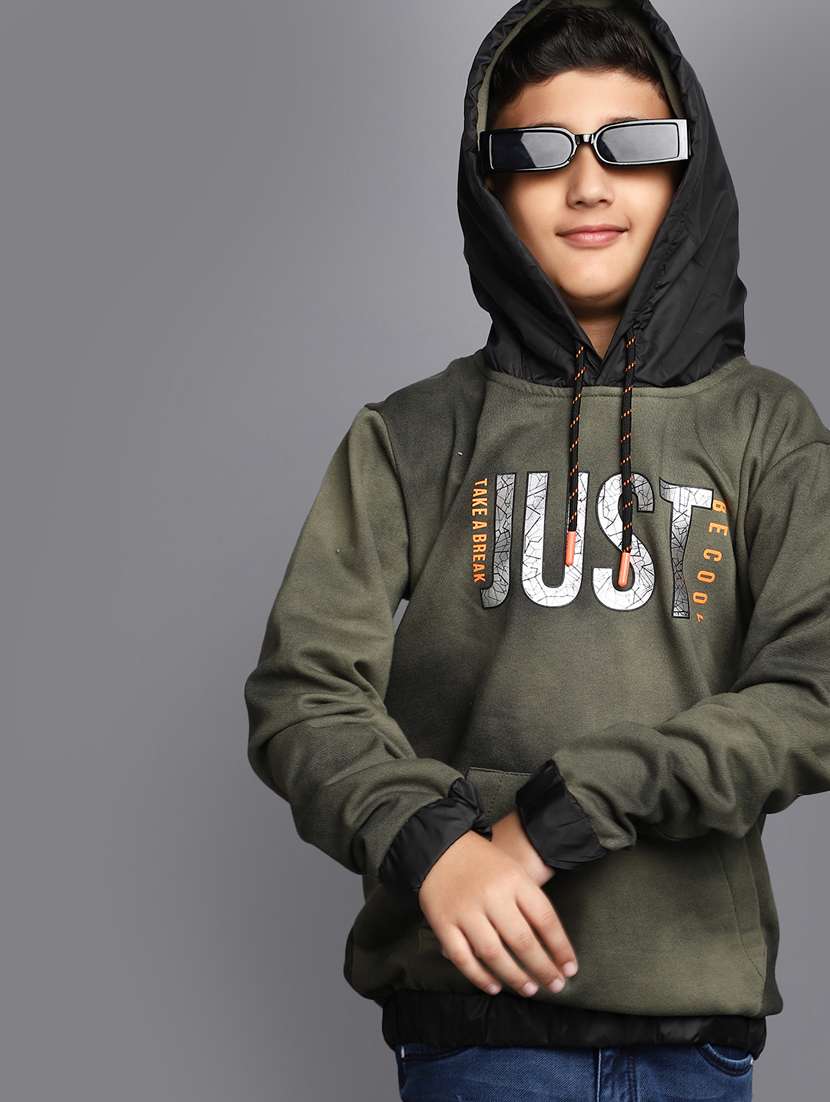 boys long sleeved chest printed sweatshirt - 20538840 -  Standard Image - 3
