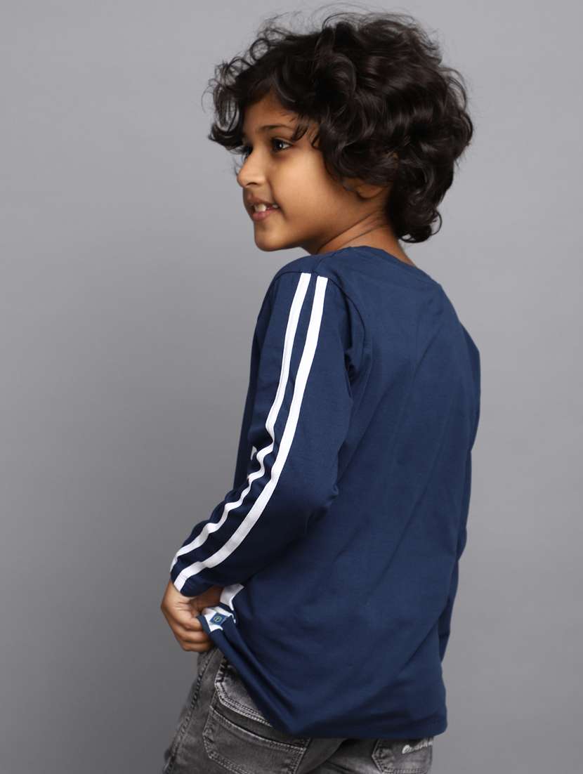 navy blue cotton blend t-shirt - 20538923 -  Standard Image - 3