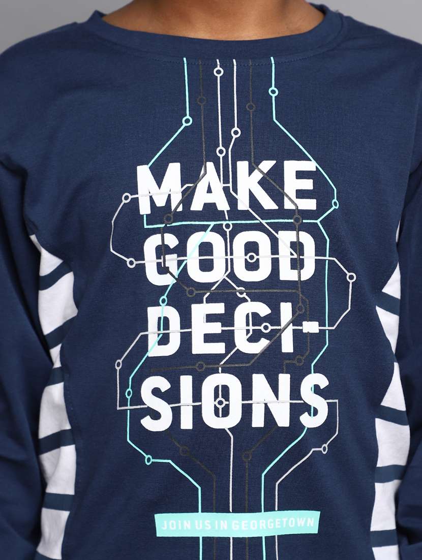 navy blue cotton blend t-shirt - 20538923 -  Standard Image - 5