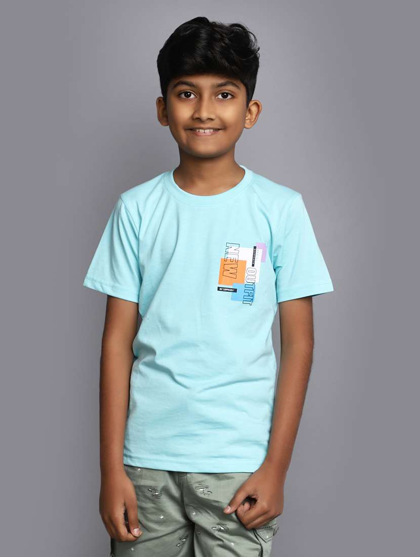 ai aqua cotton blend t-shirt