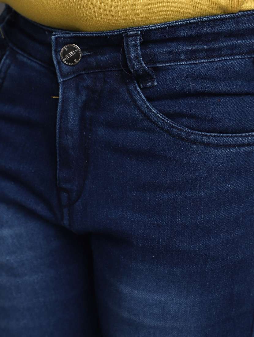 boy's plain slim fit jeans - 20539028 -  Standard Image - 5