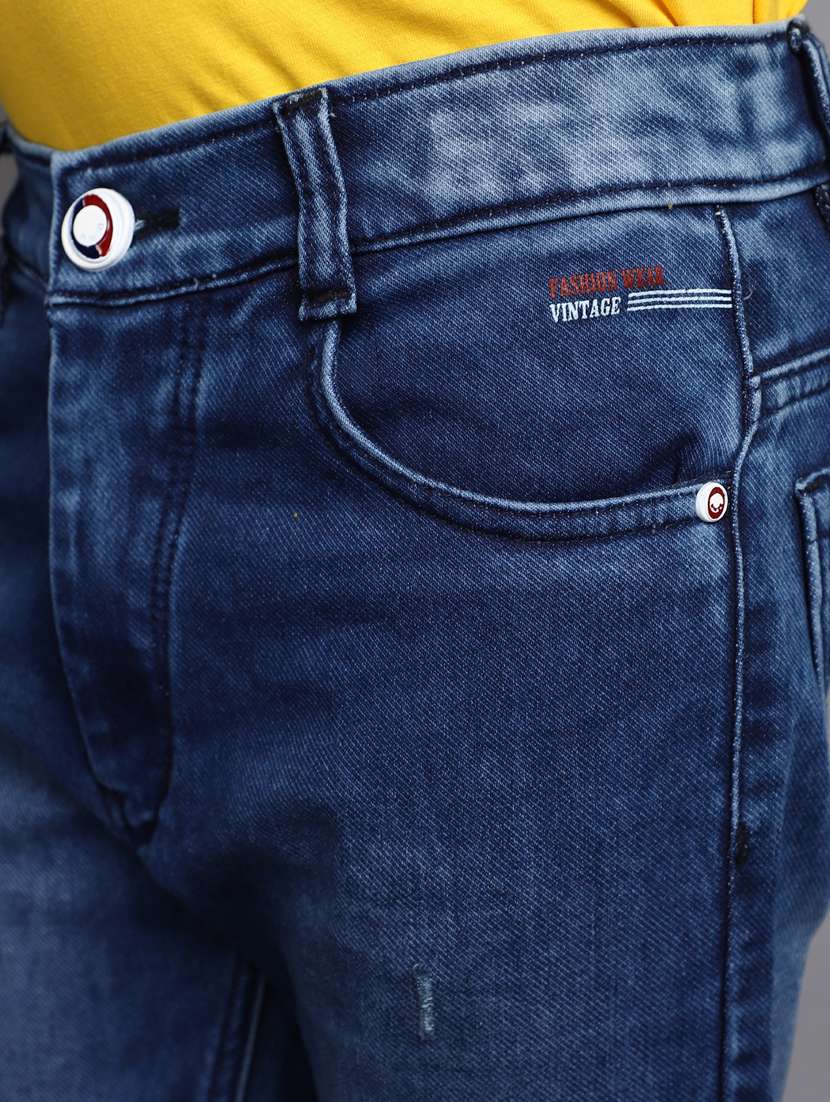 boy's distress slim fit jeans - 20539029 -  Standard Image - 5