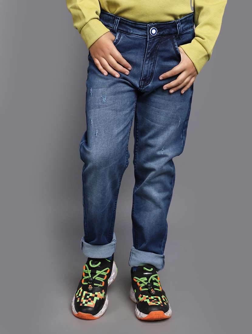boy's distress slim fit jeans