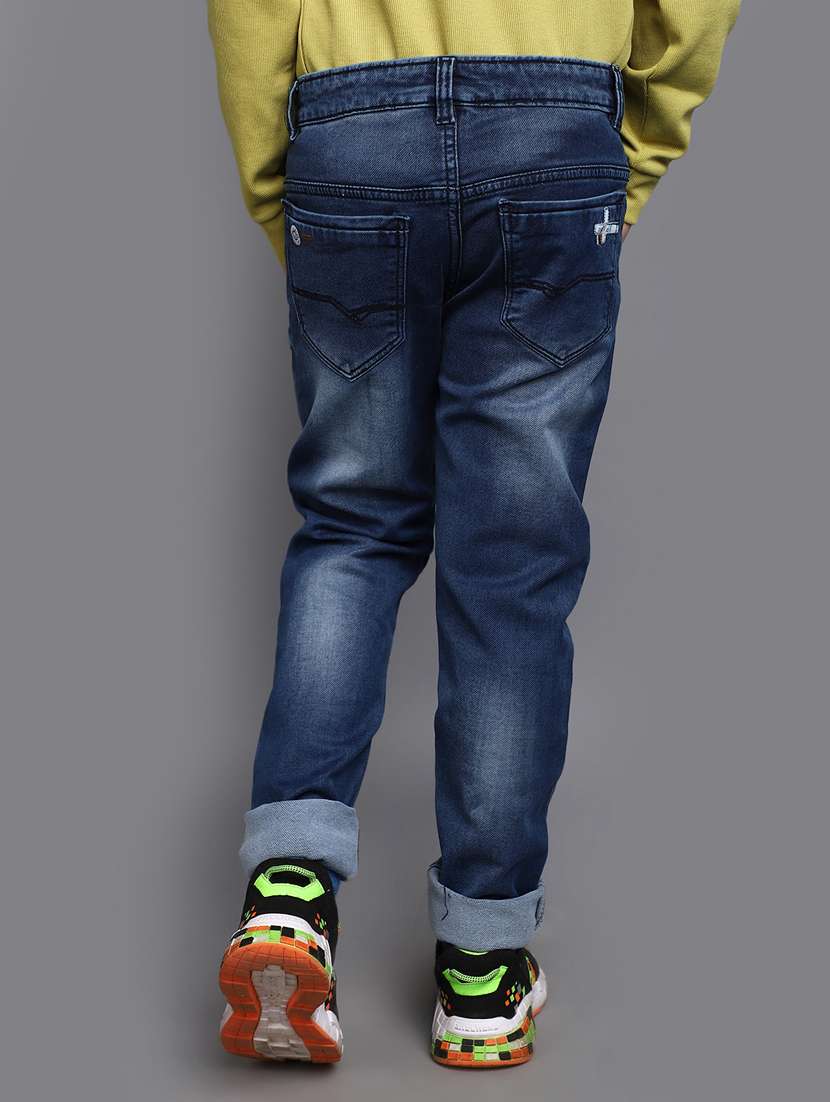 boy's distress slim fit jeans - 20539033 -  Standard Image - 3