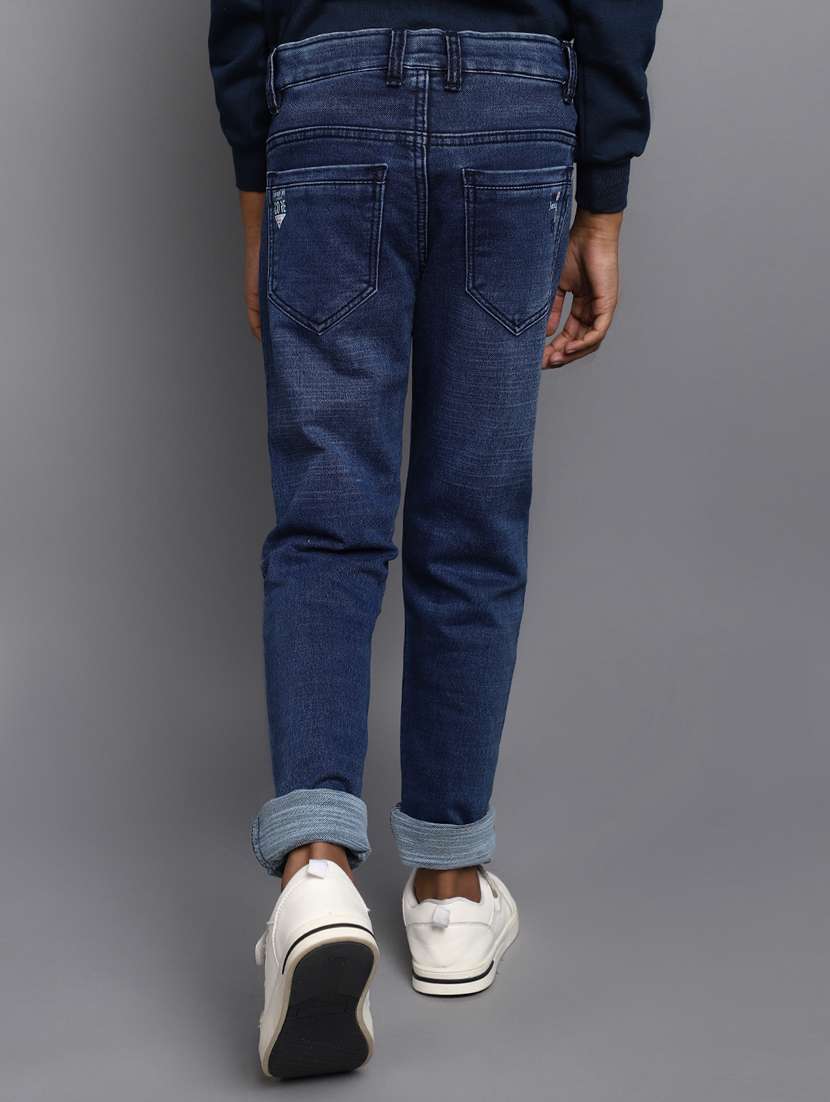 boy's distress slim fit jeans - 20539051 -  Standard Image - 3