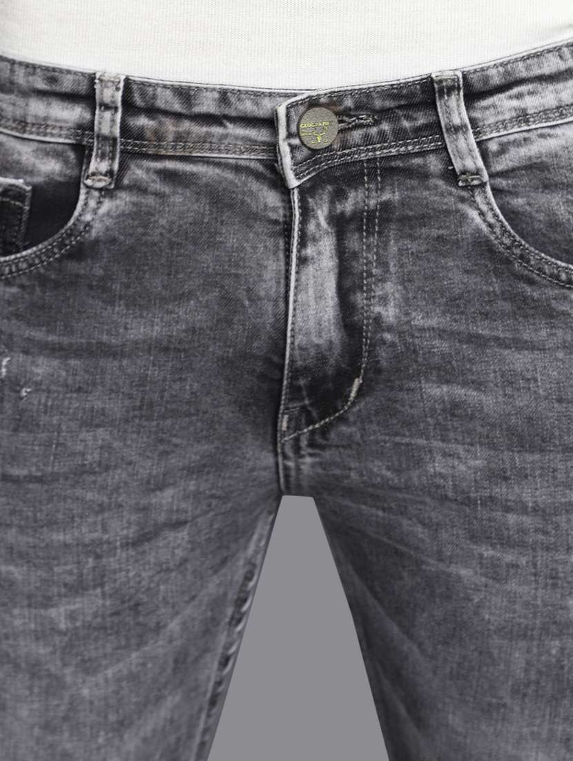 Dark Grey Mens Grey Ripped Jeans Slim Fit Buy Being Human Grey