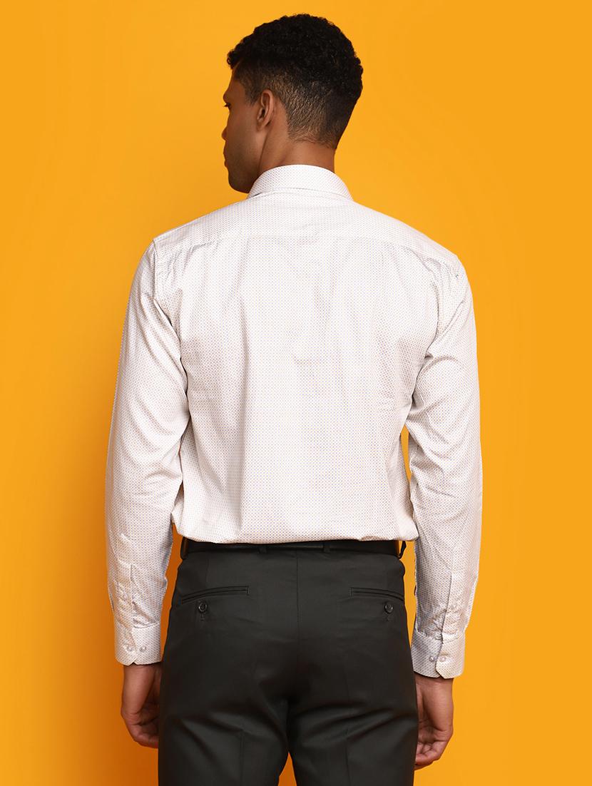 men printed cotton formal shirt - 20539542 - Standard Image - 3