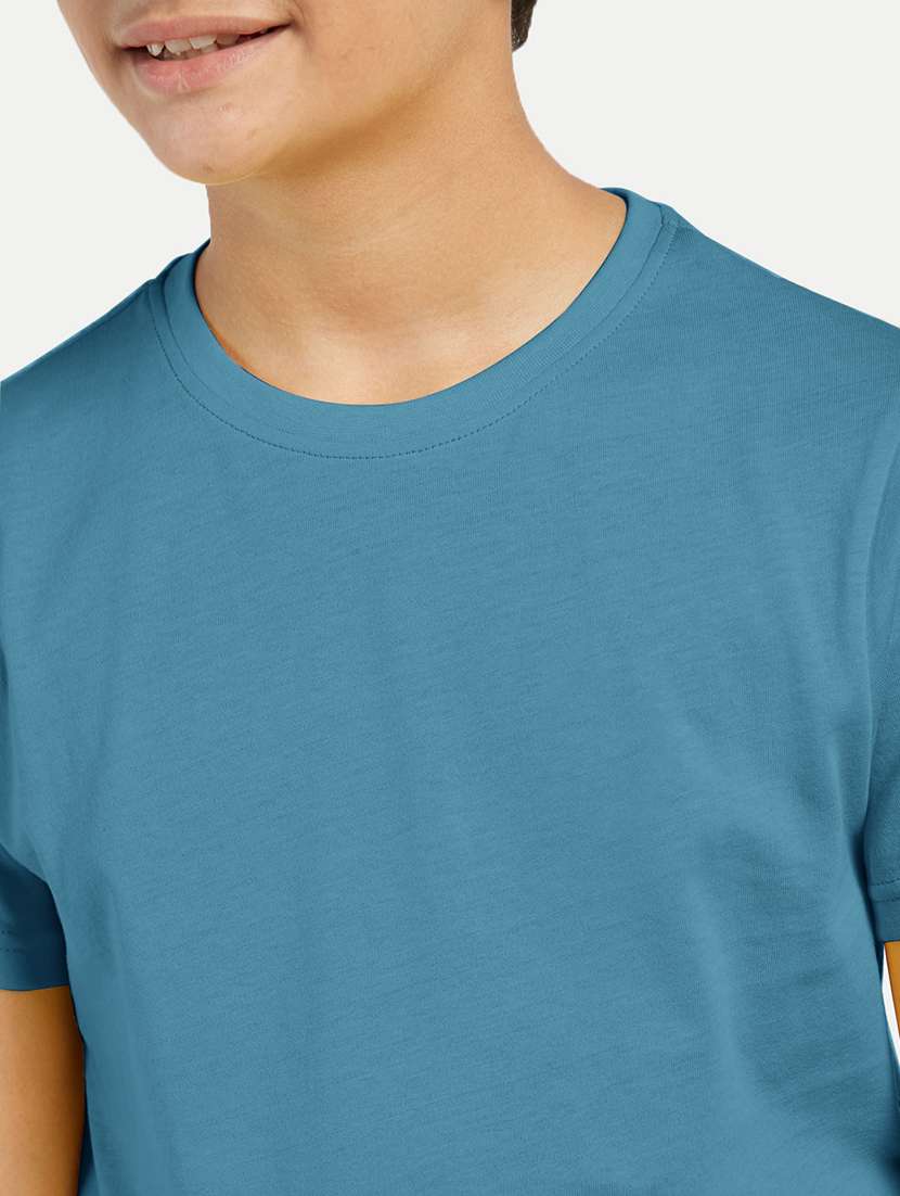 boys ai aqua cotton viscose t-shirt - 20539804 -  Standard Image - 3
