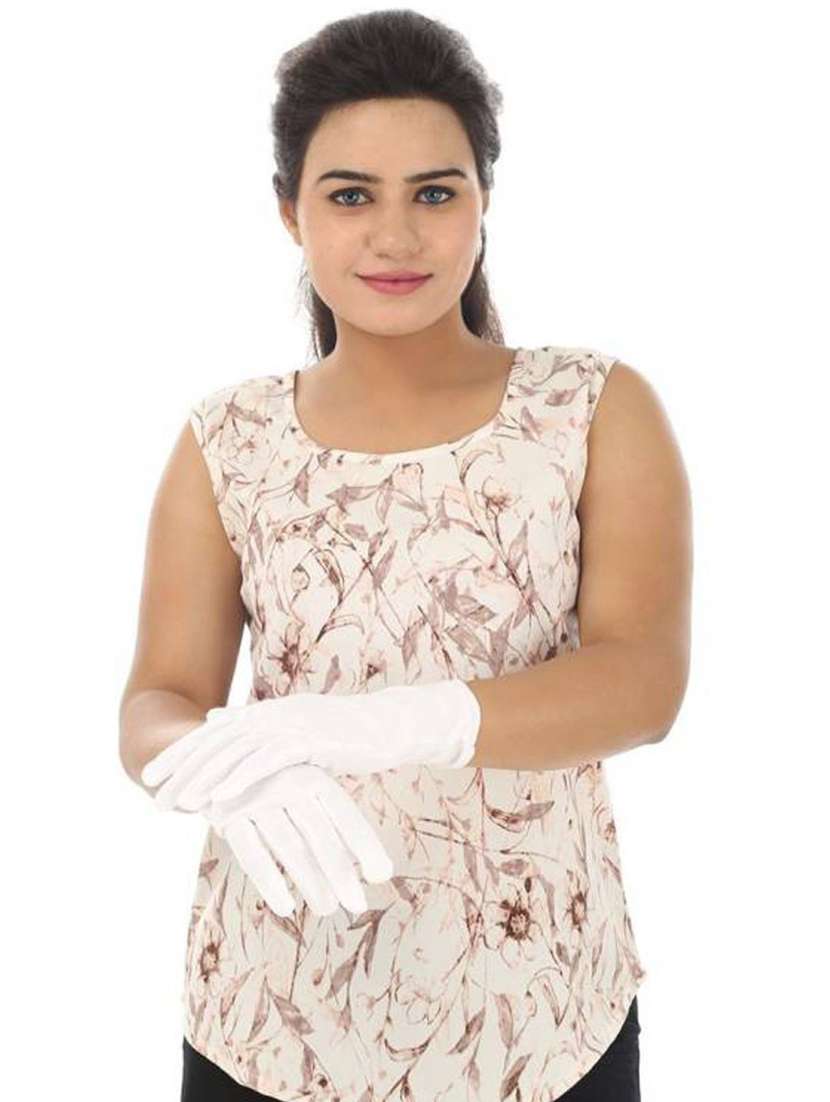 women pack of 2 cotton gloves - 20541240 -  Standard Image - 3