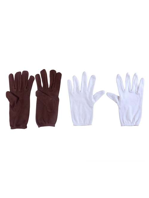 women pack of 2 cotton gloves - 20541246 -  Standard Image - 0