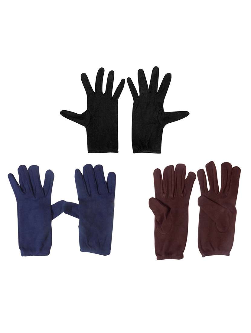  women pack of 3 cotton gloves