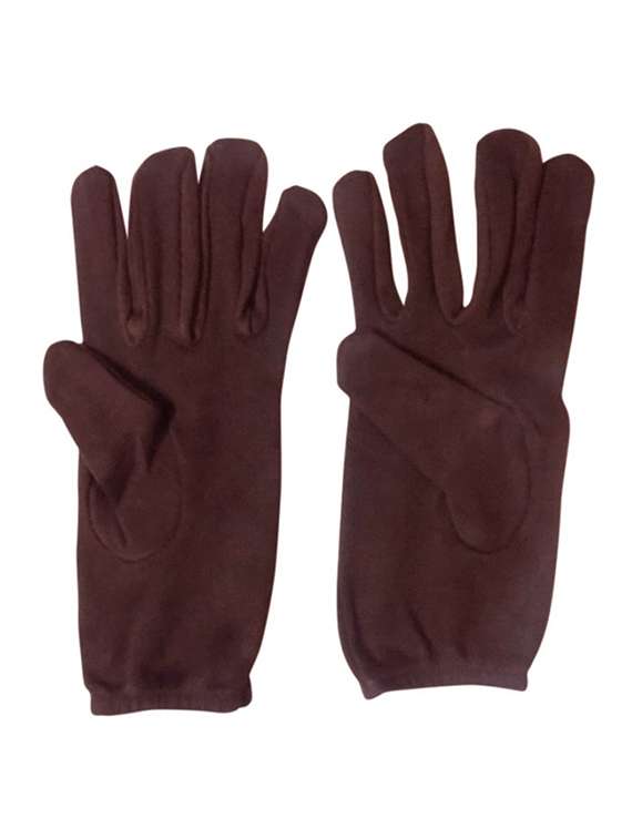 women solid cotton gloves