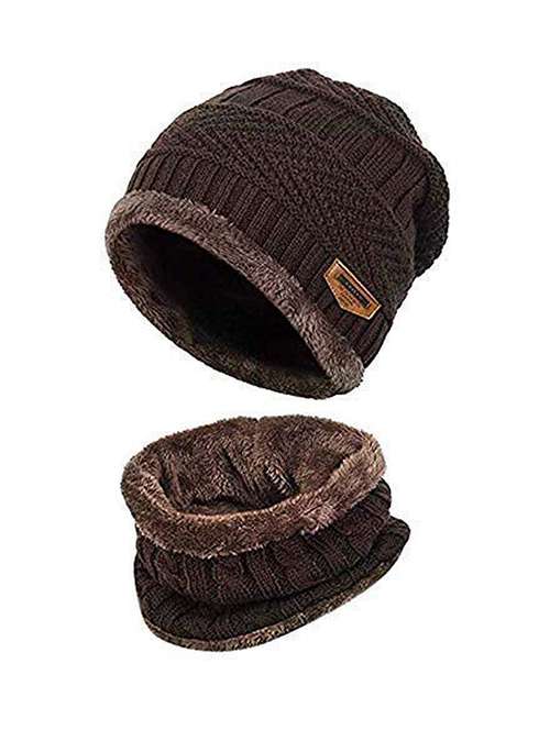 men brown woolen winter cap - 20541462 -  Standard Image - 0