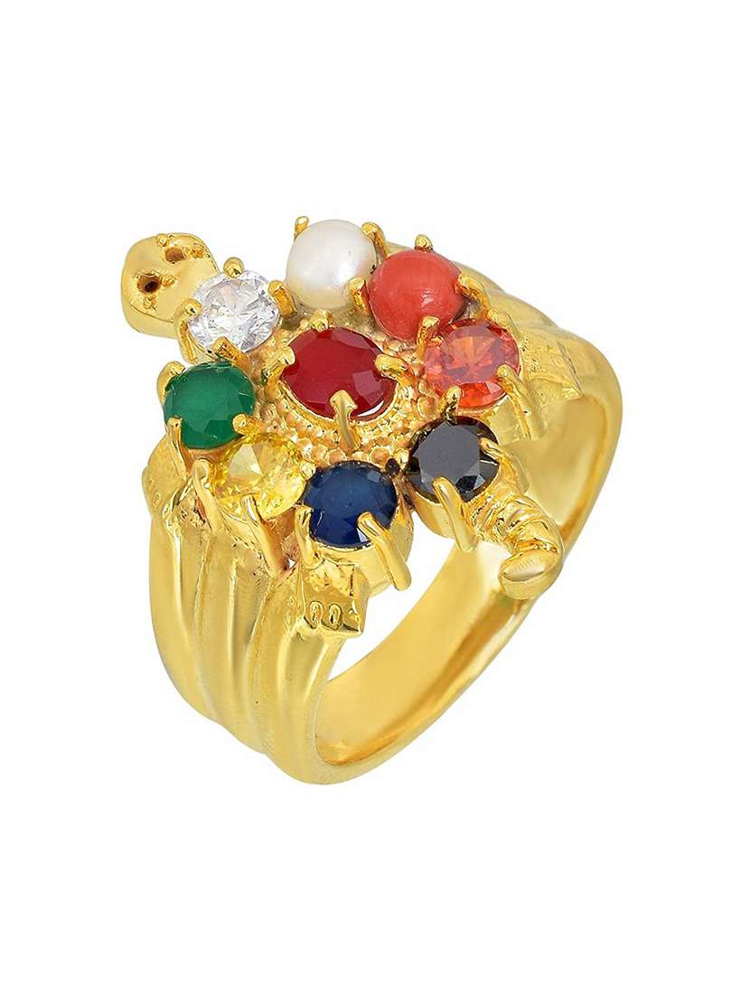 gold brass finger  ring