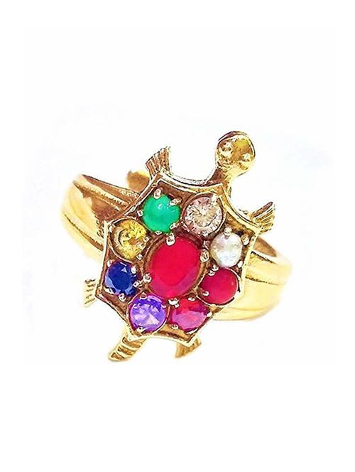 multi colored metal finger  ring - 20541646 -  Standard Image - 0