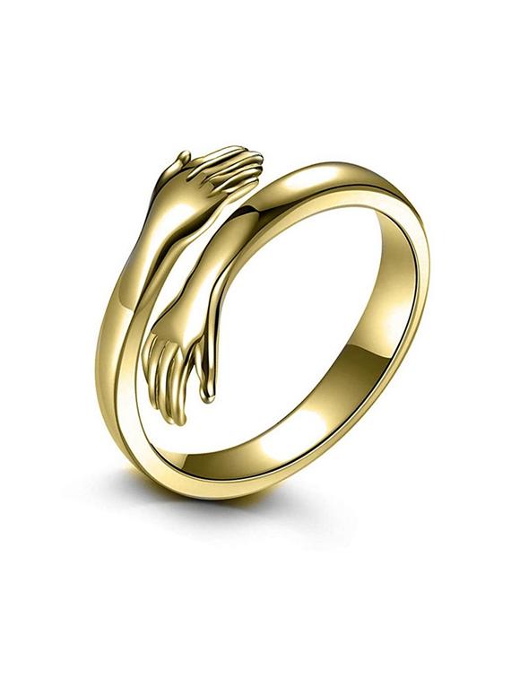 gold stainless steel finger  ring - 20541651 -  Zoom Image - 0