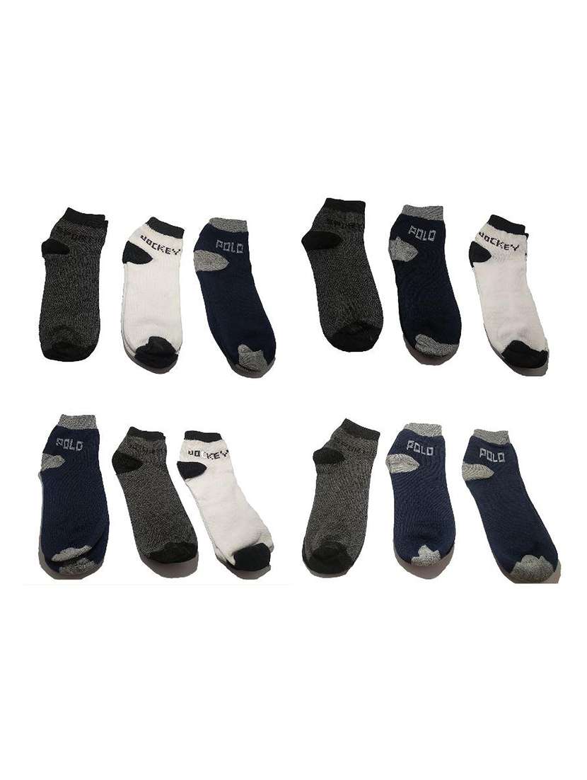 pack of 12 solid sock