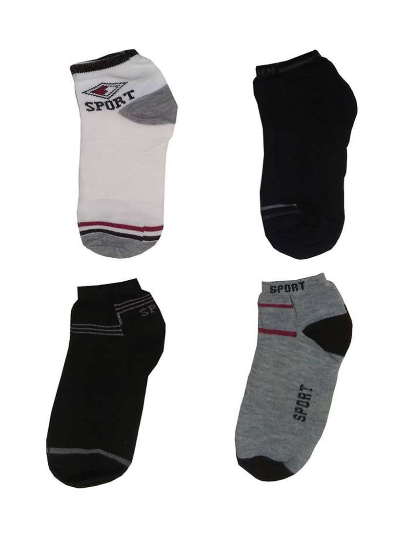 pack of 4 solid sock