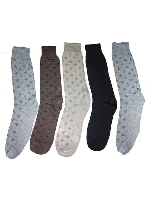 pack of 5 printed sock